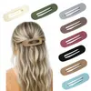 Pinzas para el Cabello Planas de 11 cm, Pinzas Antideslizantes Mate para Mujer, Accesorios para el Cabello de Sujeción Fuerte para Todo Tipo de Cabello, Uso Diario, Boda, Fiesta, Cita, Playa