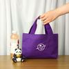 Bolsa Tote Transversal de Lona com Estampa de Logo, Bolsa de Treinamento de Lona para Estudantes, Lanches para Animais de Estimação, Sacola de Compras para Supermercado, Sacola de Presente