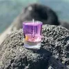 Isla de Jeju Color del Mar Concha Vela Aromática con Olor a Océano Fragancia Hola Isla de Jeju Gelatina Souvenir de Viaje Regalo