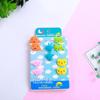 Conjunto de Garfos de Frutas Desenho Animado Infantil Fazenda de Animais Fofa Mini Lancheira Criativa Lancheira de Plástico Placa Decorativa
