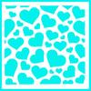 Día de San Valentín amor Día de la Madre pintura de letras en inglés plantilla hueca herramienta molde para pastel de mousse tamiz de azúcar en polvo molde de spray