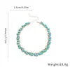 Collar con Colgante Ajustable de Resina y Circonita Estilo Palacio Retro Cadena para Clavícula Versátil Lujo Ligero Collar de Gama Alta