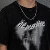 Corrente Imperador de Aço Titânio para Homens, Corrente Minimalista Retro Trendy Hip-Hop, Corrente Versátil Exquisita Estilo Europeu e Americano para Casais