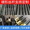 Acero 45# Estándar de Mecanizado y Juegos de Tuercas para Tornillo de Avance Trapezoidal Personalizados Tornillo de Extensión de Tornillo de Avance Tipo T Tuerca Cuadrada Según Dibujo