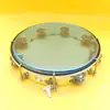 Pandeiro Instrumento de percussão Orff auto-afinação tambor de mão pandeiro infantil pandeiro de 10 polegadas adereços de dança