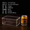 Caja de Regalo Rectangular Transparente de Acrílico Grado Alimenticio para Té Caja de Plástico Regalo de Boda Venta al Mayoreo