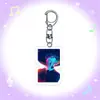 Chaveiro Acrílico Anime Kpop Demon Slayer Grupo Feminino Mercadoria Gaza Masculino Fantasma Chaveiro de Mochila