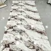 Rolo de Adesivo de Parede de Mármore Imitação Azulejo Autoadesivo Decoração de Parede para Esconder Fundo Feio da Sala de Estar Papel de Parede à Prova d'Água e à Prova de Umidade