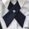 Gravata borboleta sem cruz vermelha cianose preta uniforme JK enfermagem camisa acessórios cintura corrente tira colarinho laço de flor