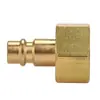 Suministro de inserto de rosca externa, inserto de rosca interna para conector rápido estilo europeo 1/4PT, 3/8PT, 1/2PT