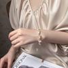 Pulsera de Cadena de Perlas de Agua Dulce Barrocas de Hada Extraterrestre Femenina Pulsera de Celebridad Cibernética Francesa Extraterrestre Diseño de Nicho Ins
