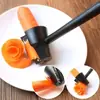 Ferramenta de Escultura para Salada de Legumes, Fatiador Espiral para Pepino e Rabanete, Faca Ferramenta para Cortar Flores, Palavra-Chave Quente Transfronteiriça