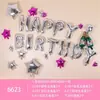 Ins Juego de Globos para Decoración de Cumpleaños Niños Niñas Fiesta de Cumpleaños de Bebé Accesorios para Disfrazar Escena