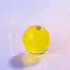 Simulación de paisaje en miniatura, bolsa sorpresa de frutas que brillan en la oscuridad, accesorios de decoración DIY con pegamento de crema temática de alimentos, figuras de resina para escritorio