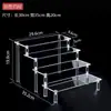 Soporte de Exhibición Transparente Acrílico Personalizado para Figuras de Cajas Sorpresa, Estante de Almacenamiento por Niveles, Exhibidor en Forma de Escalera
