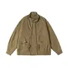 Ropa de Hombre Beijie Otoño 2026 Nuevo Diseño Retro con Doble Cremallera Chaqueta para Hombre Exterior Cuello Alto Chaqueta de Trabajo