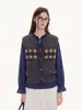 Chaleco de punto jacquard vintage versátil con patrón de diamantes para mujer, adecuado para otoño, adelgazante y para capas, top sin mangas suave y acogedor