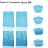 BD131 Amazon onda padrão de onda grande festa de cura mão presente doces bolsa de papel Kraft