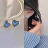 Pendientes de plata 925 con forma de aguja para puesto en el mercado nocturno, para mujer, de Corea del Sur, con explosiones en vivo y pendientes de red roja.