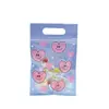 En Stock Bolsas de Regalo con Cierre Autocierre Florales de Cara Sonriente de Mano Empaques para Dulces Bandas Elásticas Scrunchies Joyería Pasador