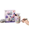 Set de pinceles acrílicos de doble punta transfronterizos, marcadores de colores de secado rápido para cerámica, piedras, madera y plástico, bolígrafos de graffiti DIY