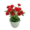 Bonsái de piña artificial flor decoración traje hogar flor de seda adornos artesanía planta simulación en maceta fábrica venta al por mayor