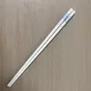 Palillos de cerámica nórdicos, 10 pares, estilo chino, alto valor estético, adecuados para uso doméstico, hotel y regalos promocionales, palillos de cerámica de color sobreesmalte al por mayor
