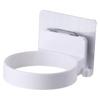 Suporte de Armazenamento para Secador de Cabelo Doméstico Sem Furos Banheiro Suporte de Secador de Cabelo para Banheiro Suporte de Armazenamento Multifuncional Montado na Parede