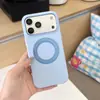 Aplicable a iPhone 18 Pro Max Funda para Teléfono con Soporte Magnético Líquido Apple 17 Tacto Suave Mate Antigolpes Protectora