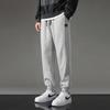 Pantalones de chándal con forro polar para hombre Otoño e Invierno Nueva Moda de Marca Sueltos Tejidos Deportivos Casuales Pantalones Largos para Invierno para Hombre