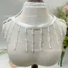 Encaje con cuentas hechas a mano y borlas de cristal en stock, ribetes de tela y accesorios para ropa tradicional china, Hanfu y cheongsams; Materiales para manualidades