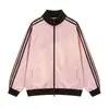 Cárdigan deportivo estilo americano para mujer de talla grande, conjunto a rayas para pareja primavera/otoño, sudadera de manga larga, cuello alto para hombre, corte holgado