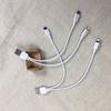 Cable de datos de uno a dos adecuado para teléfonos Android Micro, Apple y V8, Cable de carga dos en uno, Cable USB para teléfono
