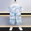 Novo Traje Hanfu Estilo Chinês para Meninos Roupa de Verão 2025 Novo Estilo Chinês Fantasia de Performance para o Dia 1 de Junho para Crianças Menino Bebê Traje Tang
