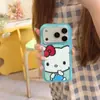 KT Cat My Melody es adecuado para funda de teléfono Apple 18 Pro Max, iPhone 17 lindo 16P caricatura 15P cobertura completa
