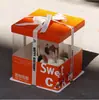 Caixa de Embalagem para Bolo de Aniversário Edição Especial Nova 4 Polegadas 6 Polegadas 8 Polegadas 10 Polegadas 12 Polegadas Camada Dupla Camada Única Caixa de Bolo Influenciador da Internet