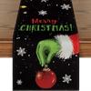 Popular Personaje de Película Navideña de Amazon Grinch Camino de Mesa Personalizado, Sala de Estar Cocina Mesa de Café Mantel Aislamiento Térmico
