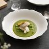 Plato Hondo de Porcelana Blanca Dehua, Vajilla de Alta Gama, Plato para Filete Doméstico, Plato para Sopa, Bol para Fideos, Plato de Cena, Estilo Sencillo