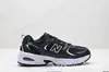 Novos Sapatos Bailun NB530 Torre Branco Verde Masculino e Feminino Malha Prateada Esportivos Retro para Corrida Sapatos de Casal MR530