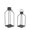 Amazon Cross-border Creative Wind Lamp Metal Candle Holder Sala de estar Ornamentos para casa Castiçal de ferro Lâmpada de vento de chão ao ar livre