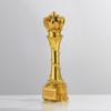 Trofeo de Cristal de Resina Creativa Premios de Producción Más Vendidos Premios de Competición Deportiva Recuerdos de Reunión Anual de Empresa Chapado en Oro
