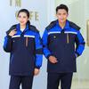 Ropa de trabajo desmontable de invierno ropa acolchada de algodón ropa de fábrica gruesa personalizada ropa reflectante de protección laboral ropa de trabajo ropa acolchada de algodón logotipo bordado personalizado