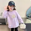 Camiseta linda de manga larga para niña, 100% algodón, camiseta básica para niños, nuevo estilo primavera y otoño 2026, top estudiantil de moda