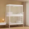 Mosquiteiro para Dormitório Estudantil, Cobertura Completa, Adequado para Beliches Superiores e Inferiores, para Uso em Dormitório, Beliche de 0,9m, Cama de Solteiro de 0,8m