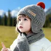 Gorro de Protección para Orejas de Bebé Invierno Estilo Coreano Gorro de Lana Engrosado Cálido Gorro de Punto a Prueba de Viento para Otoño e Invierno de Bebé