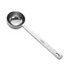 Cuchara medidora de acero inoxidable 304 5ml-30ml cuchara medidora con escala para hornear, medir gramos, leche en polvo y café