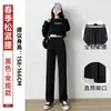 Calça de Alfaiataria Feminina 2023 Primavera/Verão Nova Cintura Alta Afinando Perna Larga Costura Estilo Tubo Reto Toque Drapê Calça de Alto Padrão