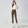 Pantalones de Yoga para Mujer para Uso al Aire Libre 2026 Nuevos de Verano Finos de Cintura Alta Control de Abdomen Pantalones Tiburón para Mujeres Pequeñas, Leggings de Longitud 7/8
