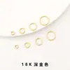 Anel Fechado Color-Preserving Preenchido com Ouro 14K Acessórios de Joias Artesanais DIY Pulseira Colar Acabamento com Contas Acessórios de Anel de Conexão