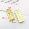 Accesorios de Aleación Diamantados Dólar Ruyi Sapo Dorado Ábaco Simulación Lingotes de Oro Pixiu Ábaco Mesa de Goteo de Gel Decoración